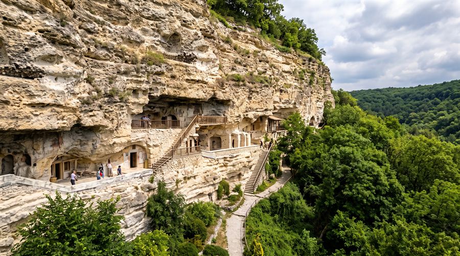 Aladzha Monastery tip na výlet neďaleko Varny v Bulharsku